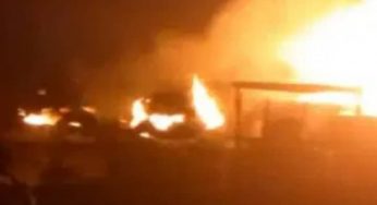 Panic as fire destroys over 10 shops in Cross River