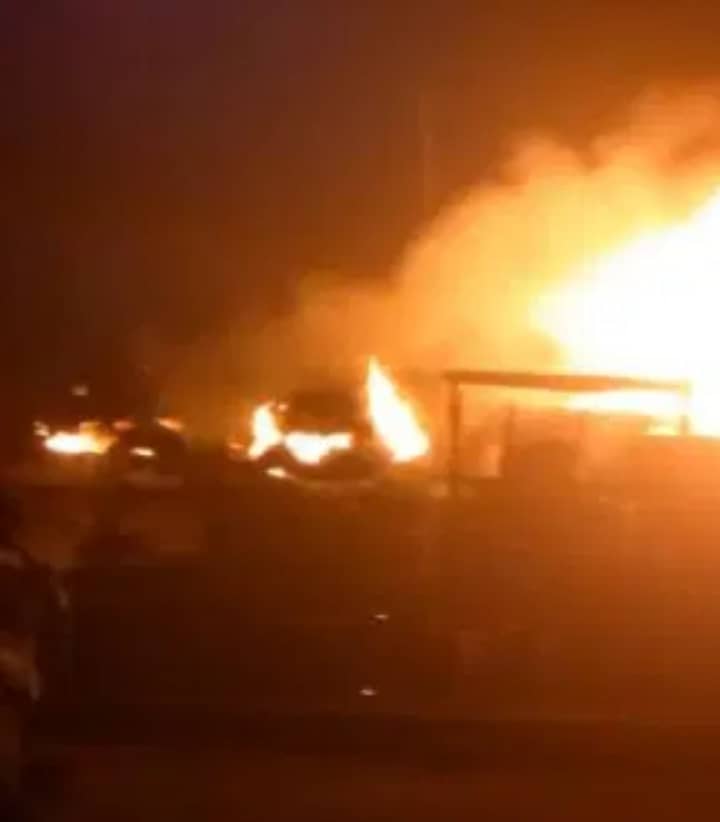 Panic as fire destroys over 10 shops in Cross River