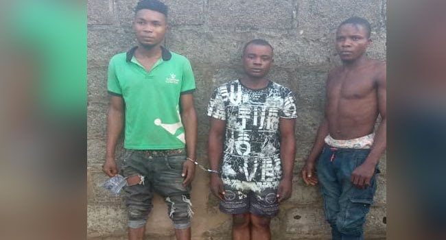 Police arrest three cultists for forcefully initiating Celestine Oyebuchi to join their cult group