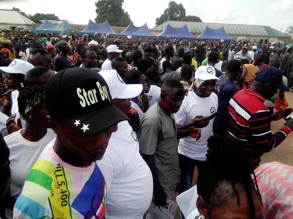 Agatu goes agog as Ngbede receives thousands of new members to PDP  