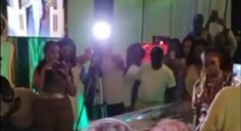 How woman celebrated her 50th birthday party inside coffin (video)