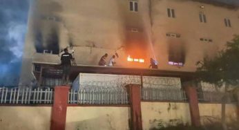 Prince Ebeano Supermarket guts fire in Abuja