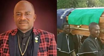 Timothy Damisa: Tears as pastor killed by gunmen is buried in Taraba (Photos)