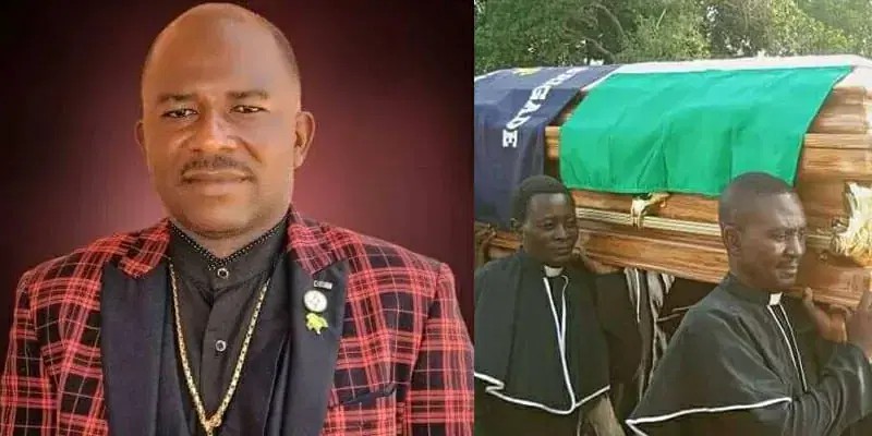 Timothy Damisa: Tears as pastor killed by gunmen is buried in Taraba (Photos)