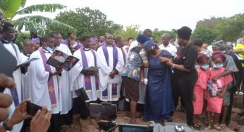 Bamidele Afuye: Journalist killed during robbery attack at UBA buried amid tears