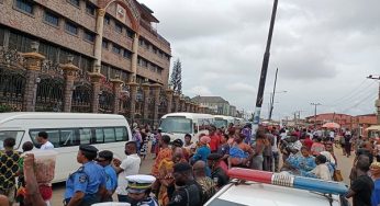 TB Joshua’s corpse arrives SCOAN for lying-in-state 