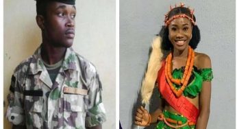 Angry soldier murders undergraduate lover for cheating on him