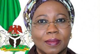 Maryam Katagum: Update on Buhari’s Minister who slumped while delivering speech at an event