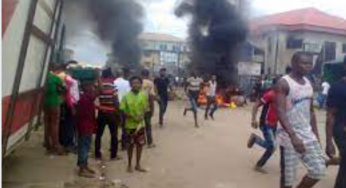 Angry residents burn 5 suspected kidnappers to death in Edo   