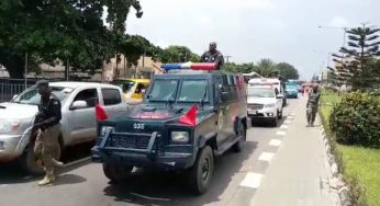 Security agencies begin show of force in Lagos ahead of planned Yoruba nation rally on Saturday