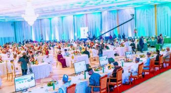 What Buhari told National Assembly members at dinner