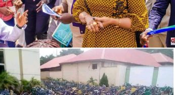 First Lady, Dr Mrs Eunice Ortom distributes 120 wheelchairs to PLWD, praises George Alli