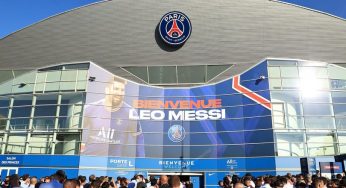 Messi: PSG’s Stadium, Parc des Princes wears new look (Photo)
