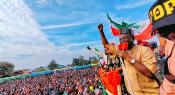 Gov Ortom receives Mimi Orubibi, thousands of APC members into PDP 