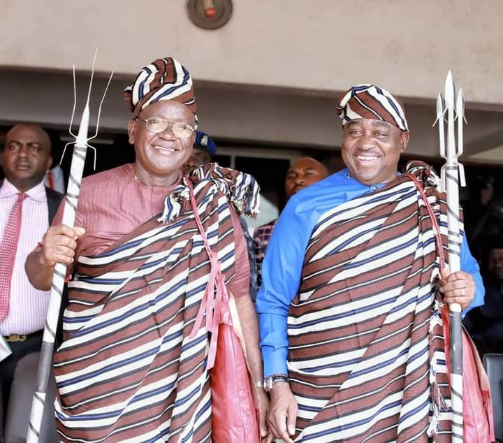 Ortom, Suswam honoured over restoration of Mata, Mbagwa Constituencies 