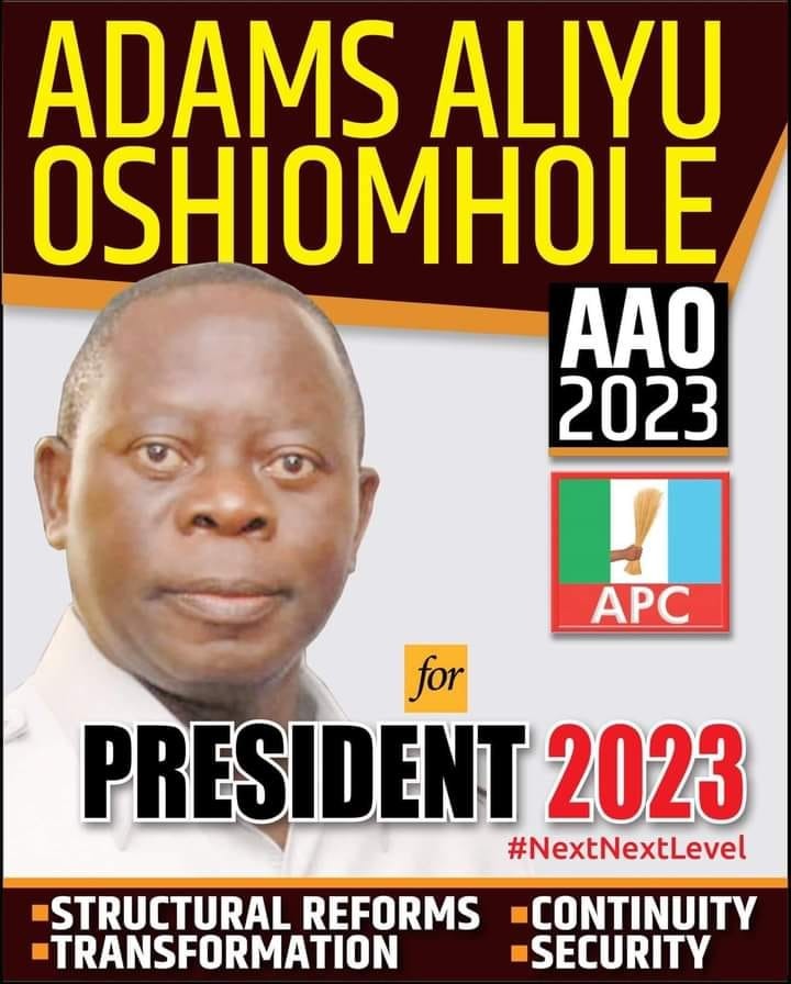 Oshiohole for president – Campaign poster of ex-Edo governor surfaces