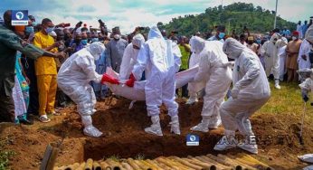 Tears as Ibrahim Mantu is buried in Abuja