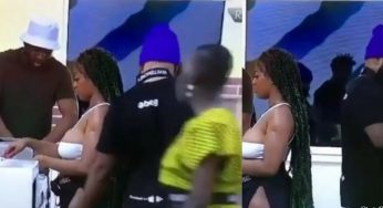 BBNaija Shine Ya Eye: WhiteMoney caught ‘romancing’ Angel (Video)