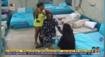 BBNaija Shine Ya Eye: Pere, Maria showered together lastnight – Tega reveals (Video)