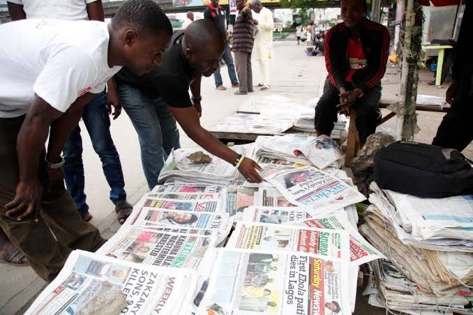 NEWSPAPERS HEADLINES FOR MONDAY 16TH AUGUST 2021