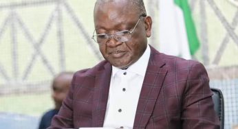 N6bn law suit against Akume: Benue PDP hails Gov Ortom