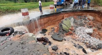 Motorist, commuters stranded as Benin-Akure highway collapses