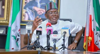 Gov Ortom tasks FG to extend military onslaught against bandits to North Central