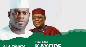 Yahaya Bello, Femi Fani-Kayode poster for president and vice-president emerges