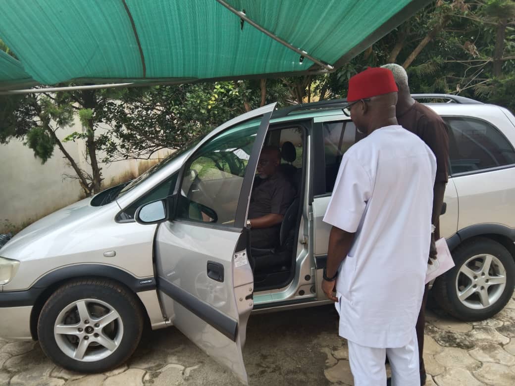 Abba Moro buys car for PDP chairman