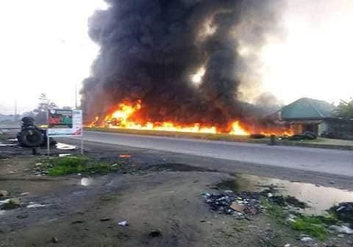 Many killed, houses burnt as petrol tankers explode in Rivers