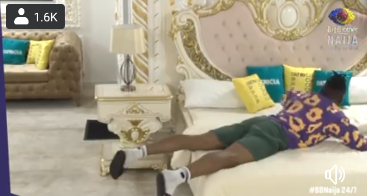 BBNaija: Watch Cross’ reaction as finally enters HoH lounge