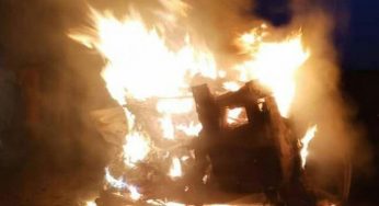 BREAKING: Tragedy as passengers burnt beyond recognition in Bauchi fatal crash