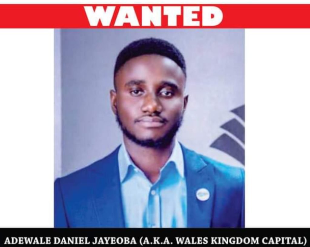 EFCC: Adewale Daniel, founder Wales Kingdom Capital declared wanted for N935m investment scam