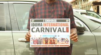 Ochetoha K’Idoma endorses Idoma International Carnival, hails organisers