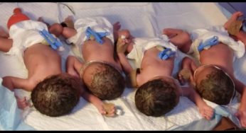 Idoma couple welcomes quadruplets after 11 years of waiting