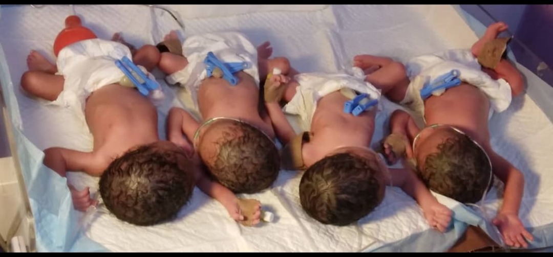 Idoma couple welcomes quadruplets after 11 years of waiting