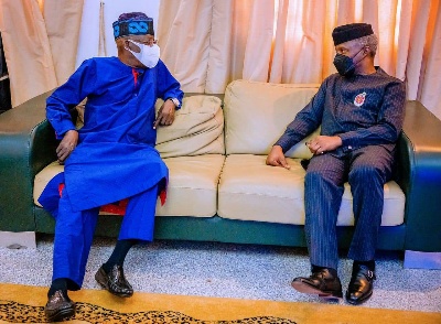 2023 election: Osinbajo meets Tinubu,may sacrifice presidential ambition