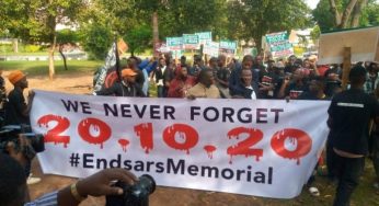 EndSARS anniversary: Protest rocks Abuja (Photos)