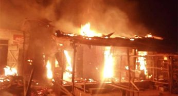 BREAKING: Fire razes Goni Kachallari Govt Day Technical School in Maidiguri