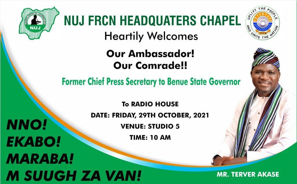 NUJ-FRCN to host Akase 