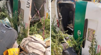 BREAKING: Benue Links bus from Otukpo involved in terrible accident around Keffi, many dead