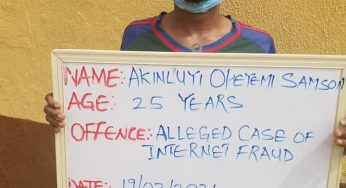 Ekiti State Water Corporation staff Opeyemi Akinluyi, four others jailed for cyber fraud
