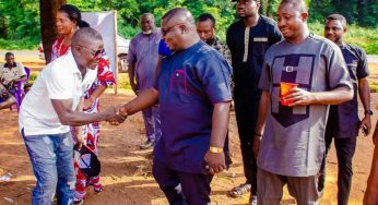 George Alli attends deputy leader, Hon.Obiabo Mother’s burial, consoles him