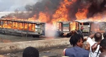 Fire razes Bony Jetty in Port Harcourt