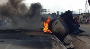 Ogun tanker explosion: Angry hoodlums beat firemen to pulp for arriving late