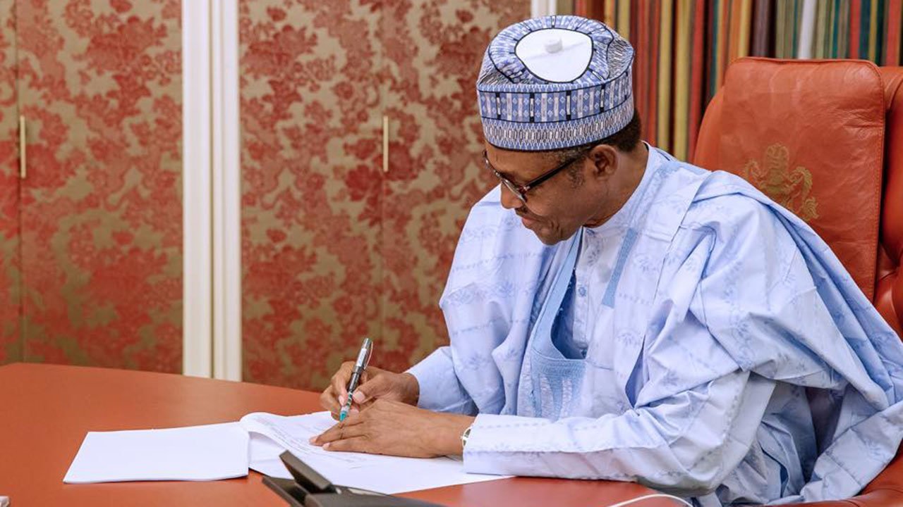 Finally, Buhari signs bills on electoral act, terrorism, others
