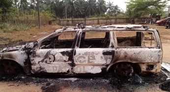 Two police officers killed, their bodies burnt in Anambra