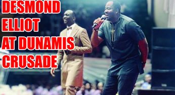 What Desmond Elliot said at Dunamis crusade in Lagos (VIDEO)