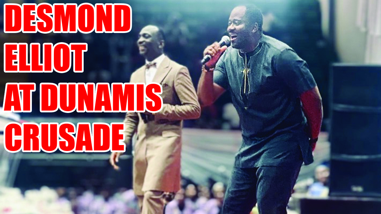 What Desmond Elliot said at Dunamis crusade in Lagos (VIDEO)
