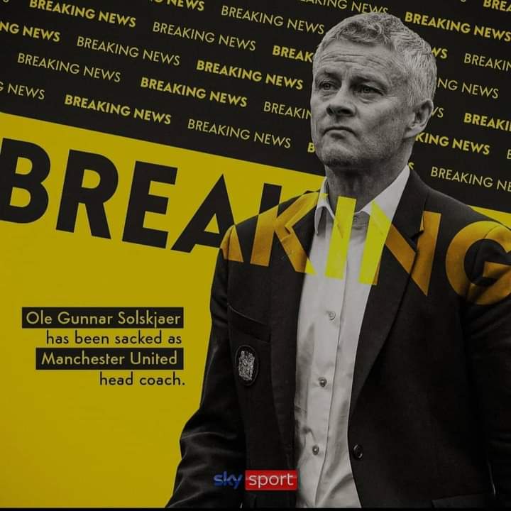 Machester United sacks Ole Solskjaer as club manager